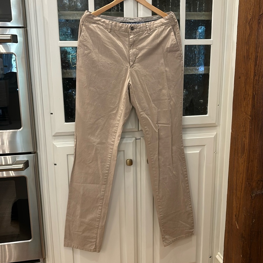 Peter Millar Khaki chinos. Gently used. Size 34